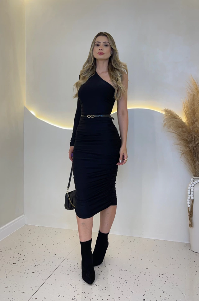 Vestido Drapeado Lara