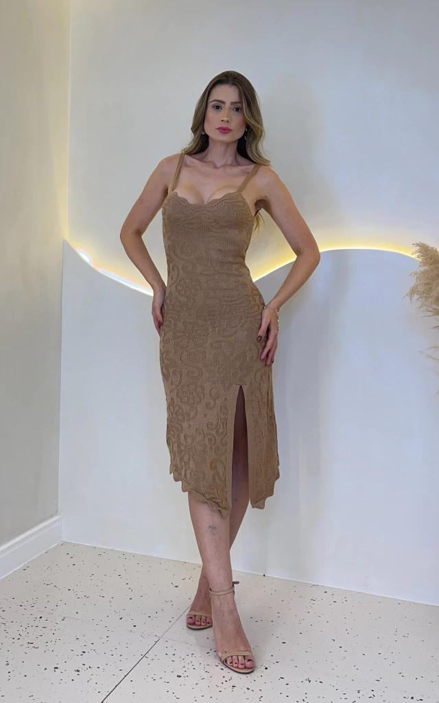 Vestido Fenda Maelle